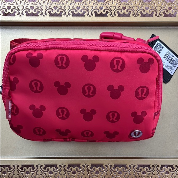 lululemon athletica Red Mickey Mouse Bag LIMITED EDITION OPEN TO OFFERS - Picture 1 of 3